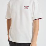 T-shirt uomo girocollo panna e bordeaux TS262 CO167OW DROLE DE MONSIEUR