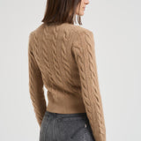 Cardigan donna cammello 211972104 001 RALPH LAUREN