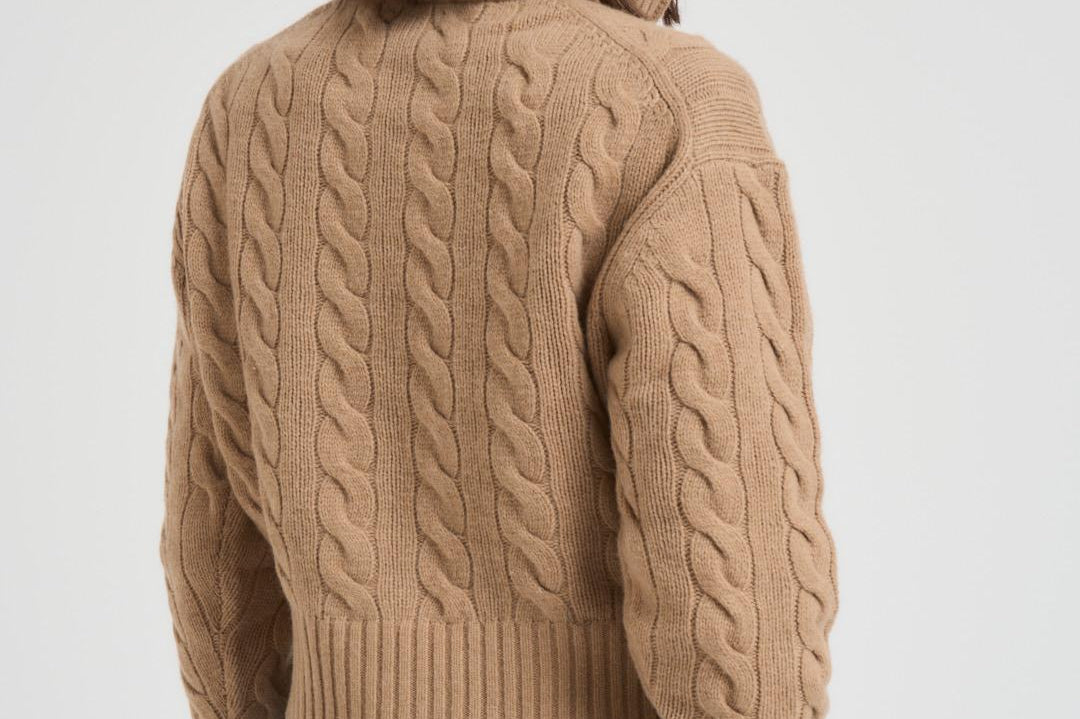 Pullover con cerniera donna beige 211972130 002 RALPH LAUREN