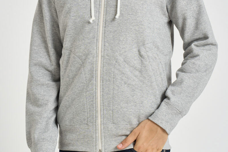 Felpa uomo con cappuccio grigio mélange AZ-T250 -TOPGREY COMME DES GARCONS 