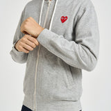 Felpa uomo con cappuccio grigio mélange AZ-T250 -TOPGREY COMME DES GARCONS 