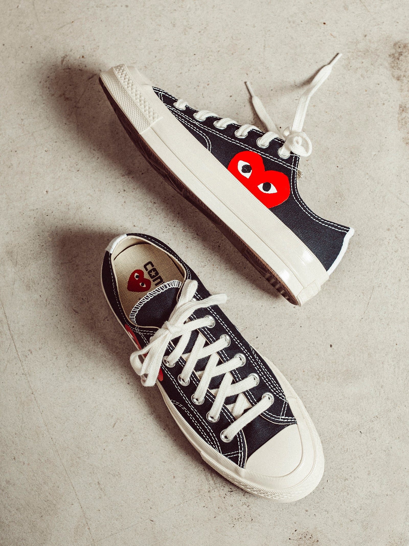 Converse x Comme des Garcons PLAY Chuck 70 low sneaker Paris Ricci