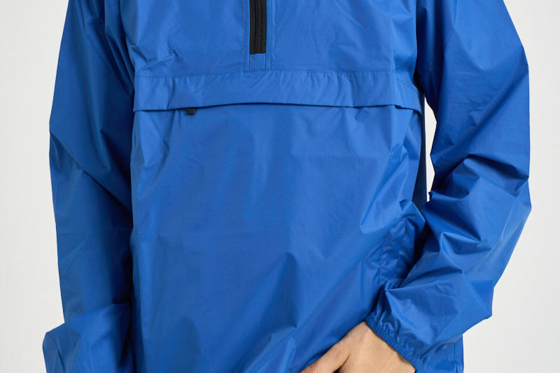 Giubbotto K-Way uomo con cappuccio blu PJ502 /BLUE-1 COMME DES GARCON PLAY 