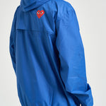 Giubbotto K-Way uomo con cappuccio blu PJ502 /BLUE-1 COMME DES GARCON PLAY 