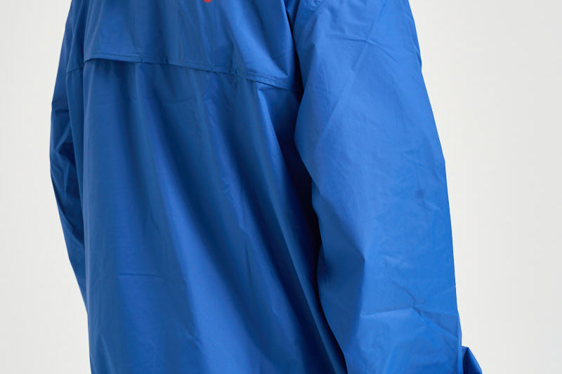 Giubbotto K-Way uomo con cappuccio blu PJ502 /BLUE-1 COMME DES GARCON PLAY 