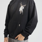 Felpa uomo Archangel grigio antracite MLM4238 BLACK REPRESENT 
