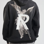 Felpa uomo Archangel grigio antracite MLM4238 BLACK REPRESENT 