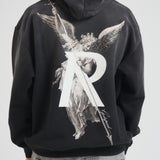 Felpa uomo Archangel grigio antracite MLM4238 BLACK REPRESENT 