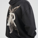Felpa uomo Archangel grigio antracite MLM4238 BLACK REPRESENT 