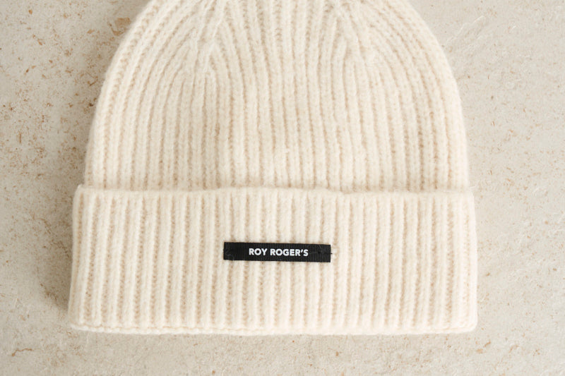 ROY ROGER'S BEANIEOFF WHITE