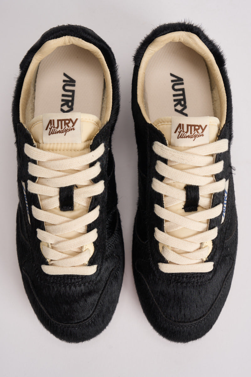 Sneakers donna Windspin in suede nera WSLW YN01 AUTRY 