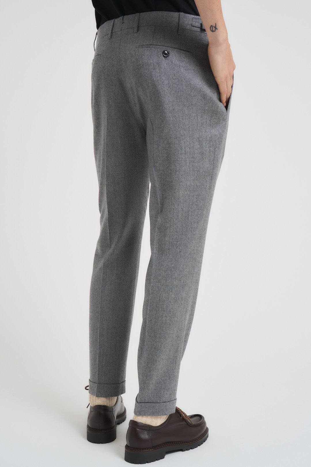 Pantalone uomo chino grigio RETRO RD5470GREY BERWICH 