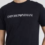 T-shirt in cotone nero 8N1TN5 0974 EMPORIO ARMANI 
