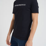 T-shirt in cotone nero 8N1TN5 0974 EMPORIO ARMANI 