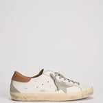 Sneakers uomo bianco e cammello GMF00102 F00218210803 GOLDEN GOOSE 
