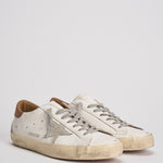 Sneakers uomo bianco e cammello GMF00102 F00218210803 GOLDEN GOOSE 