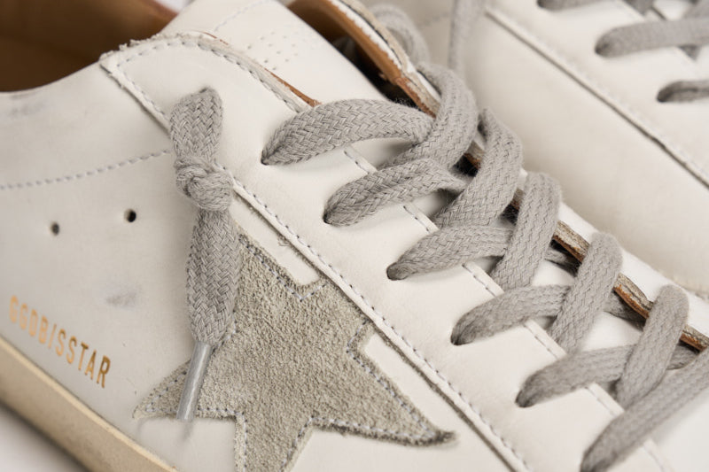 Sneakers uomo bianco e cammello GMF00102 F00218210803 GOLDEN GOOSE 