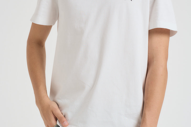 T-shirt uomo girocollo bianca GMP01220 P00059310364 GOLDEN GOOSE 