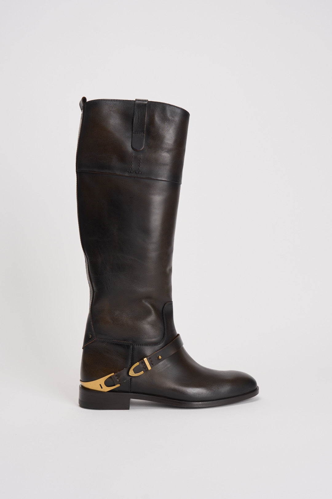 Stivali donna Charlie marroni GWF00897 F00763155390 GOLDEN GOOSE 