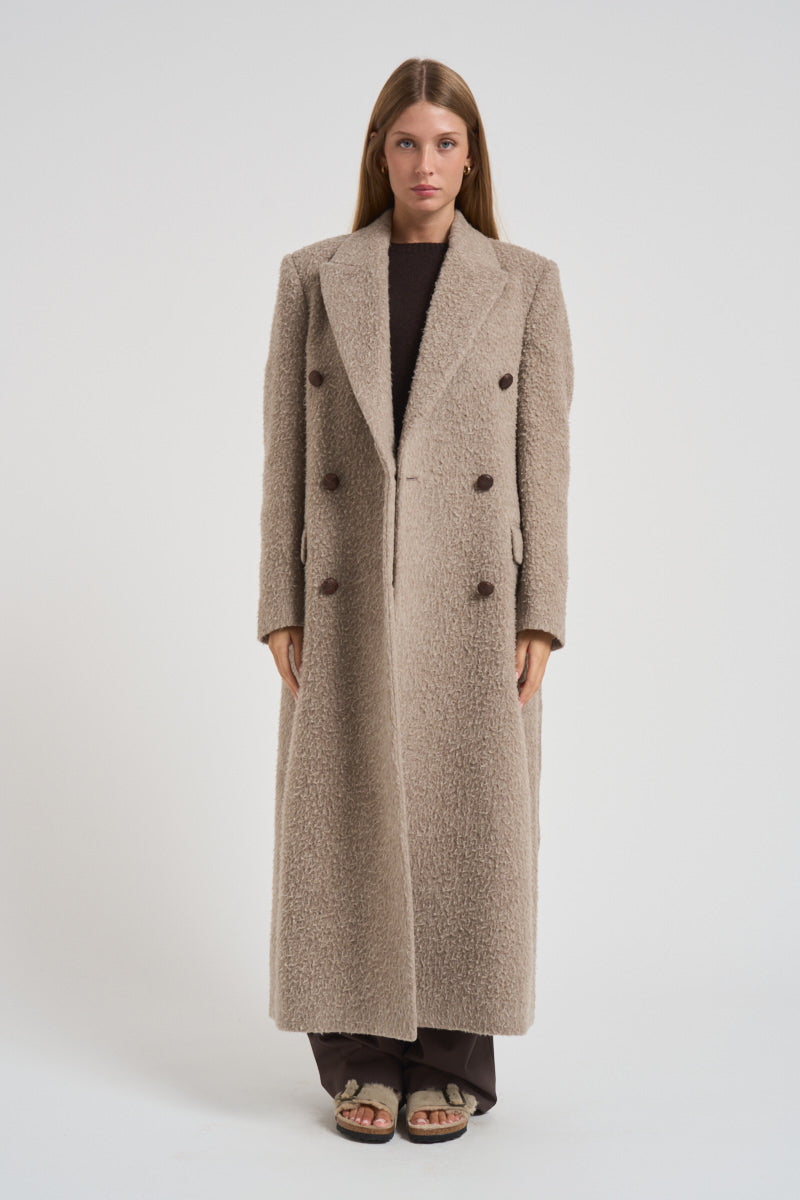 Cappotto doppiopetto con cintura donna GWP02319 P00209160407 GOLDEN GOOSE 