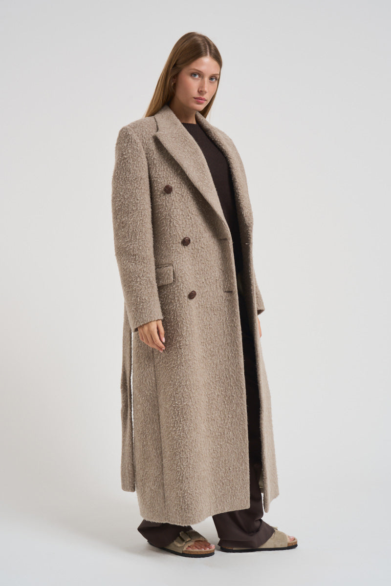 Cappotto doppiopetto con cintura donna GWP02319 P00209160407 GOLDEN GOOSE 