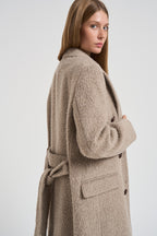 Cappotto doppiopetto con cintura donna GWP02319 P00209160407 GOLDEN GOOSE 