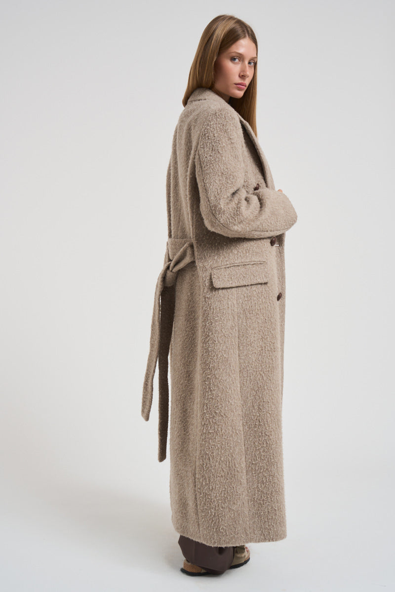 Cappotto doppiopetto con cintura donna GWP02319 P00209160407 GOLDEN GOOSE 