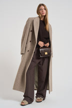 Cappotto doppiopetto con cintura donna GWP02319 P00209160407 GOLDEN GOOSE 