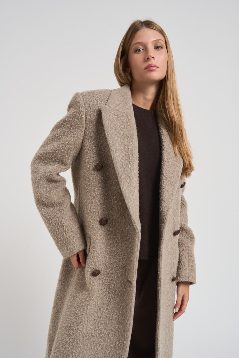 Cappotto doppiopetto con cintura donna GWP02319 P00209160407 GOLDEN GOOSE 