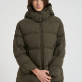 Piumino donna corto verde militare PI002097D 7740 HERNO 