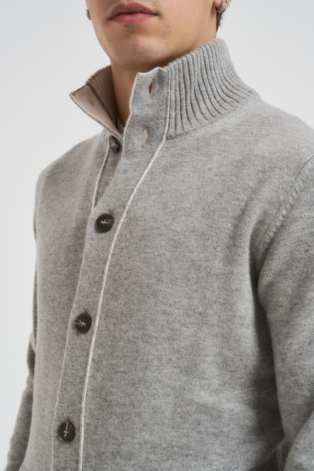 Cardigan uomo con bottoni 2100 5602419 KANGRA 
