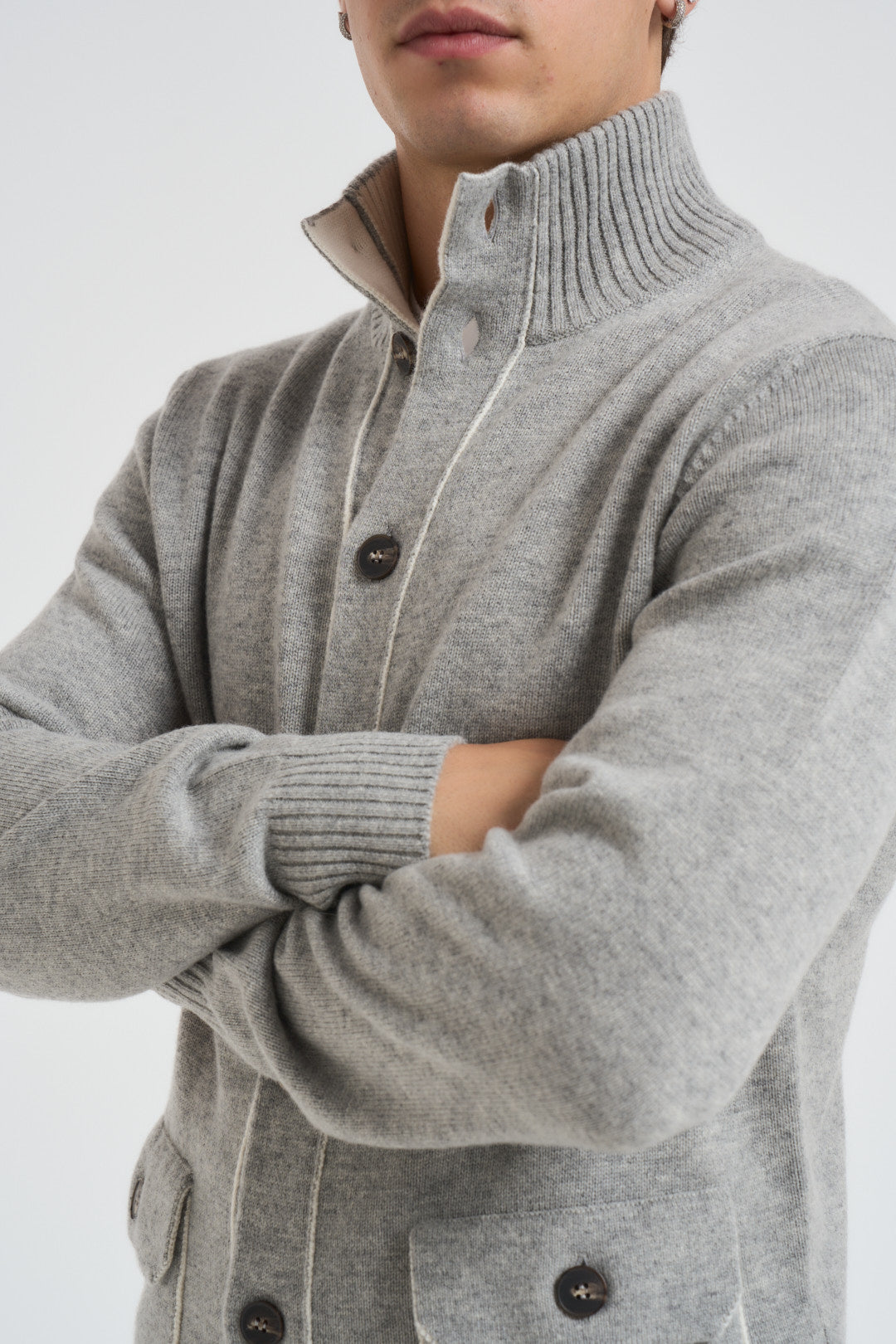 Cardigan uomo con bottoni 2100 5602419 KANGRA 