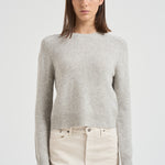 Girocollo donna maniche lunghe grigio chiaro CAROLINE 2239BOULEAU KUJTEN 
