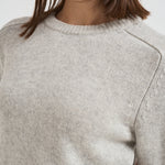 Girocollo donna maniche lunghe grigio chiaro CAROLINE 2239BOULEAU KUJTEN 