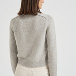 Girocollo donna maniche lunghe grigio chiaro CAROLINE 2239BOULEAU KUJTEN 