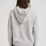 Maglia con cappuccio in cashmere donna SOSO 2398GRISCLAIR KUJTEN 