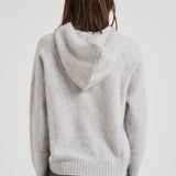 Maglia con cappuccio in cashmere donna SOSO 2398GRISCLAIR KUJTEN 