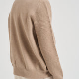 Giacca uomo in maglia cammello AALKTJT1 AA65015210BC LARDINI 