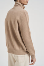 Giacca uomo in maglia cammello AALKTJT1 AA65015210BC LARDINI 