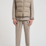 Piumino uomo smanicato beige AAPIKE AAIF65516WR210 LARDINI 
