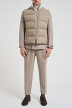 Piumino uomo smanicato beige AAPIKE AAIF65516WR210 LARDINI 
