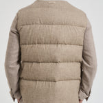 Piumino uomo smanicato beige AAPIKE AAIF65516WR210 LARDINI 