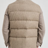 Piumino uomo smanicato beige AAPIKE AAIF65516WR210 LARDINI 