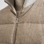 Piumino uomo smanicato beige AAPIKE AAIF65516WR210 LARDINI 