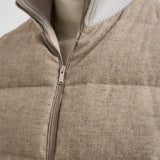 Piumino uomo smanicato beige AAPIKE AAIF65516WR210 LARDINI 