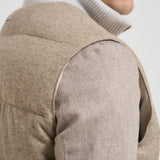Piumino uomo smanicato beige AAPIKE AAIF65516WR210 LARDINI 