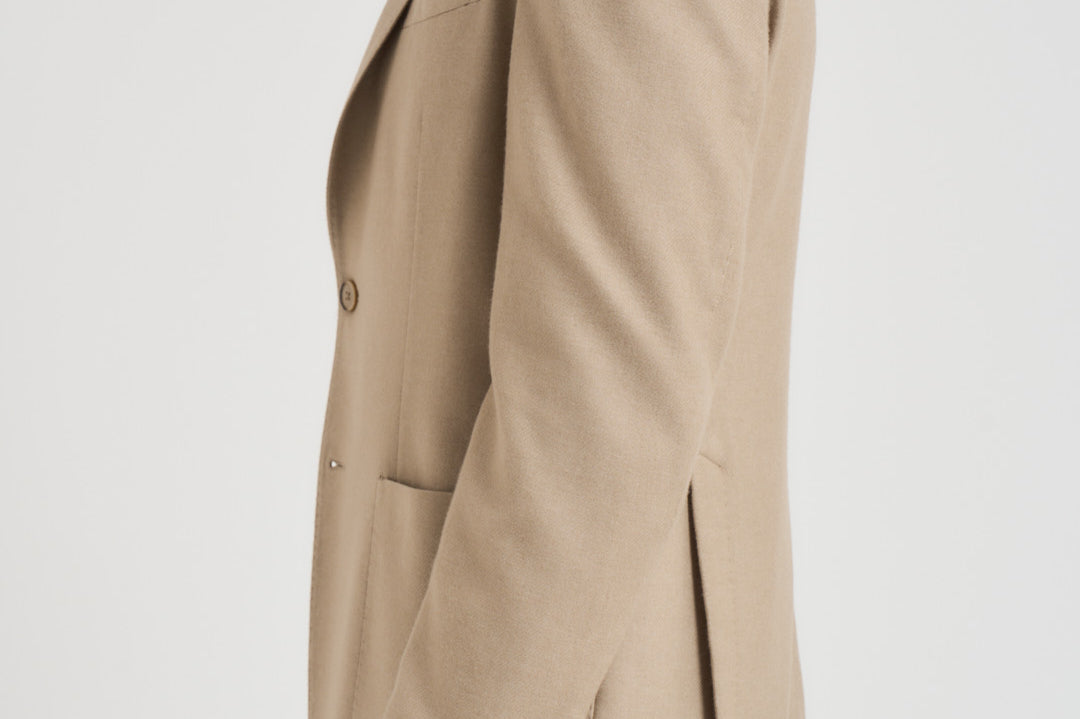 Giacca uomo monopetto in lana beige 2884 555095 L.B.M. 