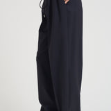 Pantaloni donna gamba dritta blu notte N87 N08 LIVIANA CONTI 