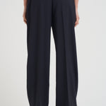 Pantaloni donna gamba dritta blu notte N87 N08 LIVIANA CONTI 