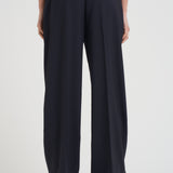 Pantaloni donna gamba dritta blu notte N87 N08 LIVIANA CONTI 
